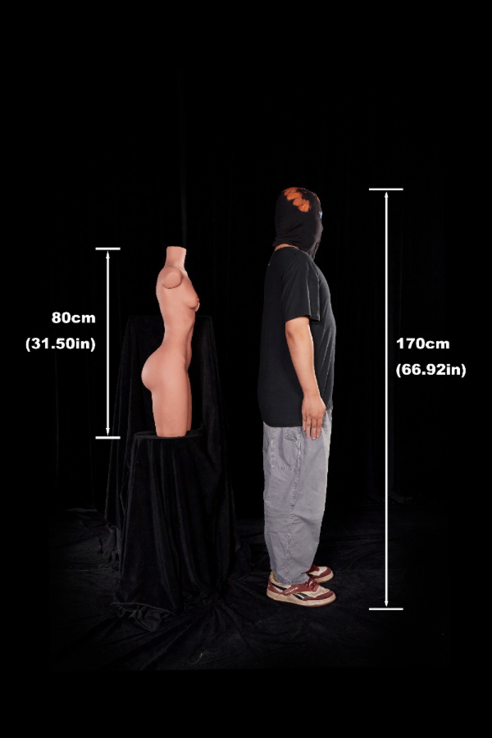 Climax Doll ハリのある肌 トルソー 型 上半身 良乳 シリコン高級ラブドール ULW 881# Torso 80cm