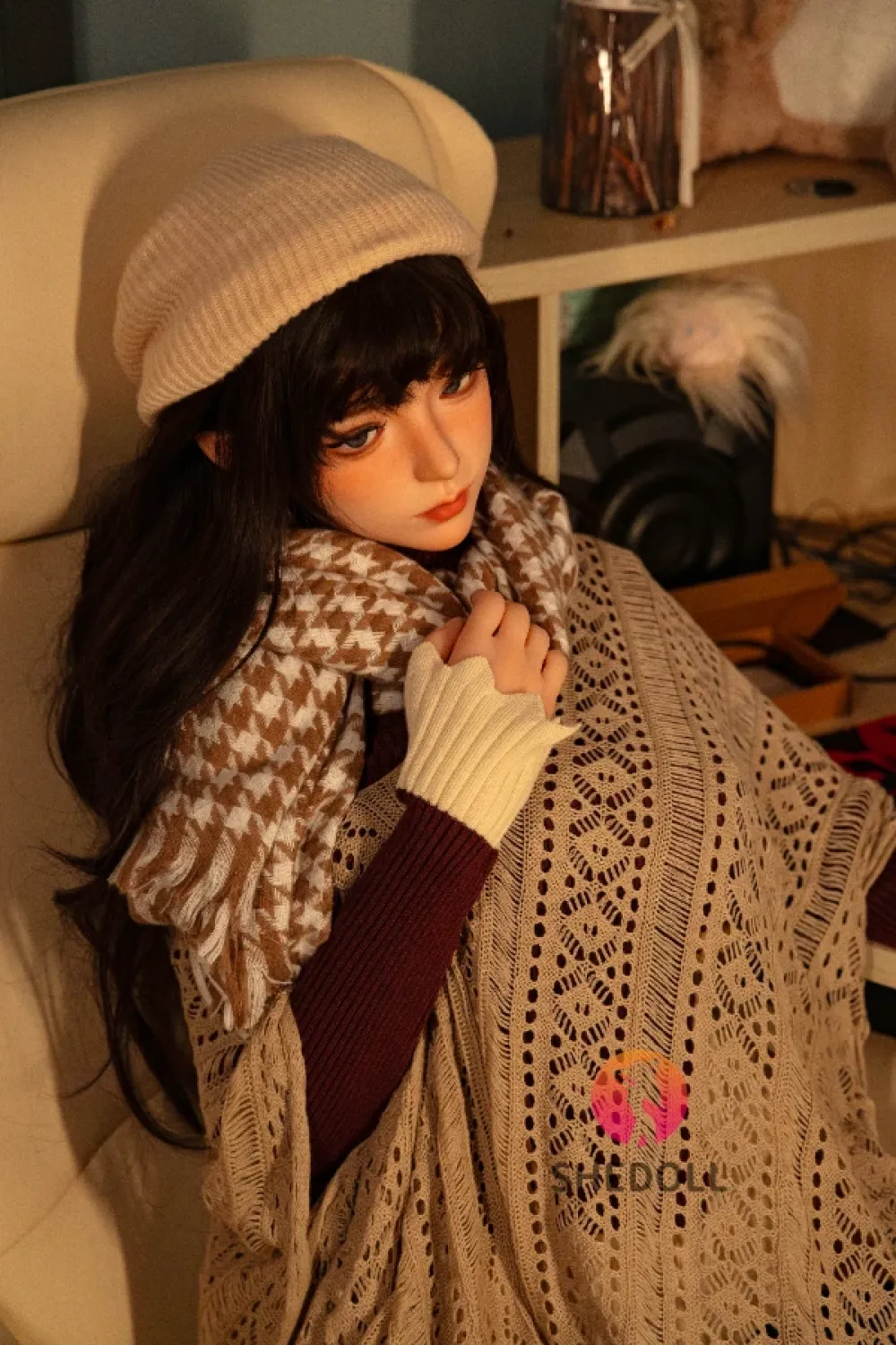 She Doll シリコンヘッド ボディ材質選択可能 お姉さん系 そばかすラブドール 美人 可動式顎が対応可能 顾小雨 170cm E カップ