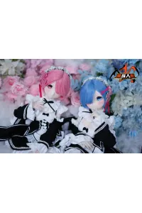 「写真衣装付き」 Mozu Doll 天真爛漫 アニメラブドール 85cm 蕾姆 Rem