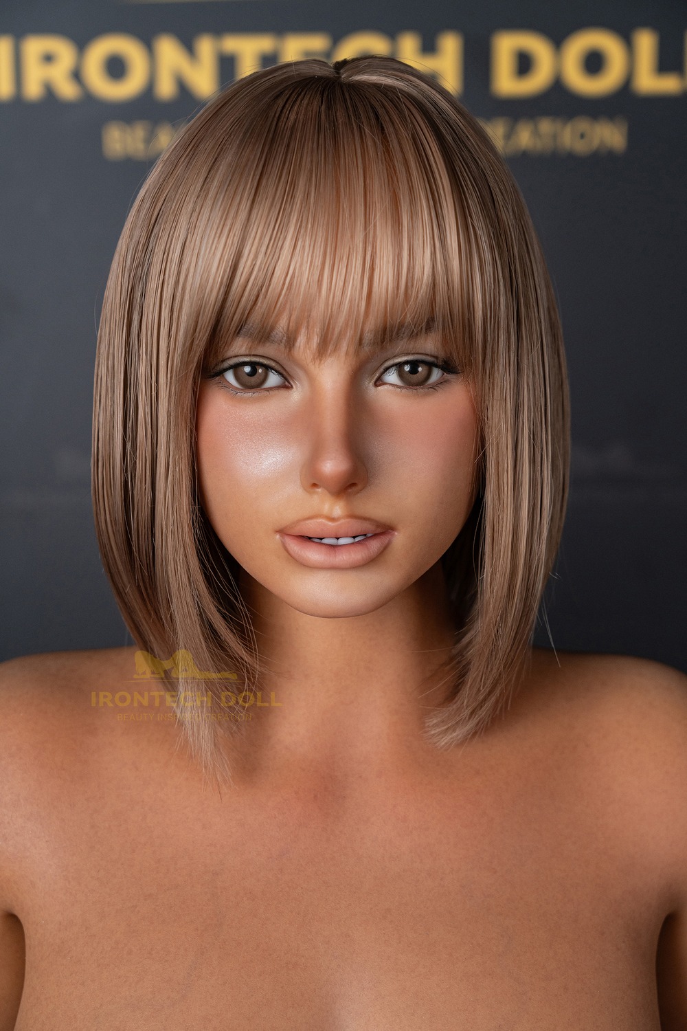 Irontech Doll 164cm Ecup シリコン Spanish Model Dark Tanned Skin Sex Doll S17 Luna MAX Pictures and Videos ROS口 拘束系ラブドール