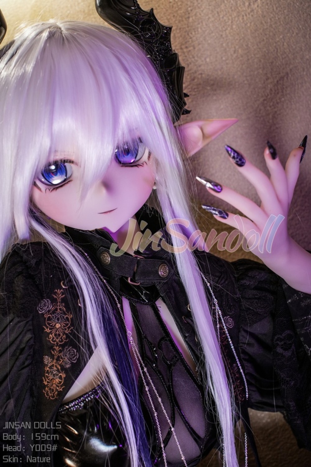 WM DOLL エルフ耳 TPEボデイ PVCヘッド アニメドール 魔界の姫君 玲瓏 159cm Y#009