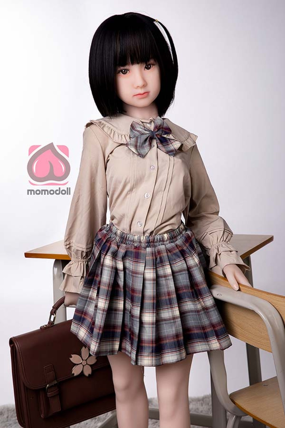 MM#063 天真爛漫 元気な子 小さな胸 天然系 ラブドール 雪奈 138cm-Small Breast Momo doll