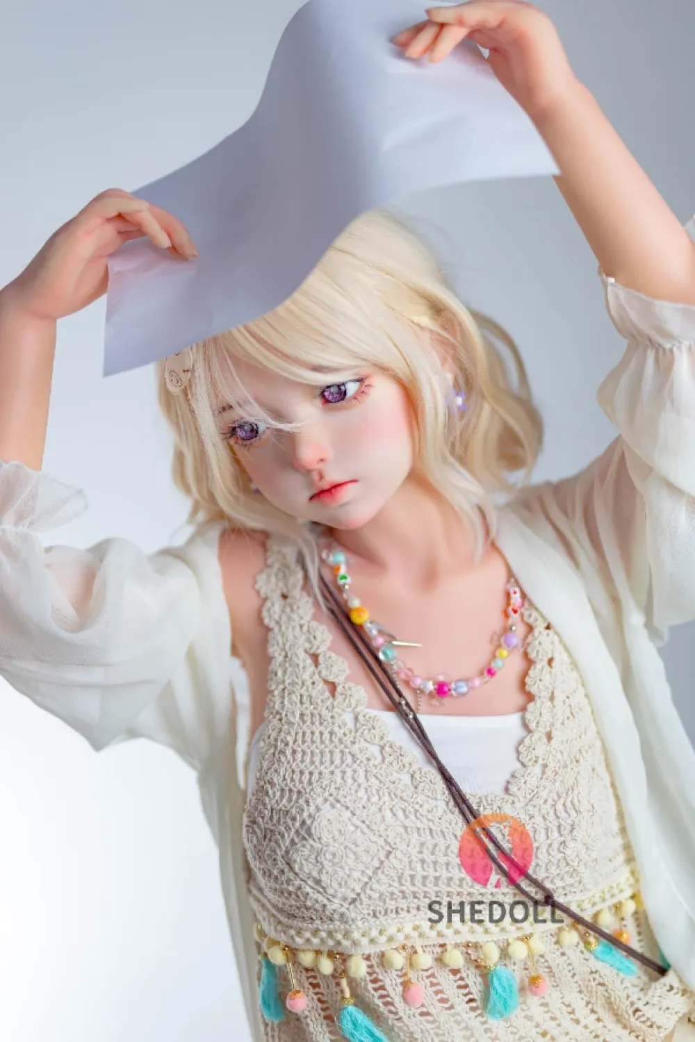 She Doll シリコンヘッド ボディ材質選択可能 アイドルっぽいラブドール 天真爛漫 顎機能追加可 朵朵 148cm Dカップ