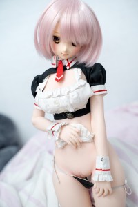 HC Doll フィギュアドール コスプレ セックス使用可能 PVCヘッド＋シリコンボディ 60cm セクシーメイド