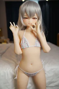 Irokebijin Doll 色気美人 誘惑的 二 次元 ラブドール S-TPE A Cup 貧乳 Rio A 130cm