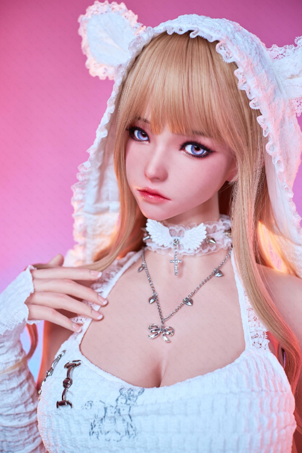 Aitia doll シリコン製 セクシー系 金髪ラブドール ホットガール 0320 ROS口付き 卡利亜 1番メイク 2.2CF 155cmM
