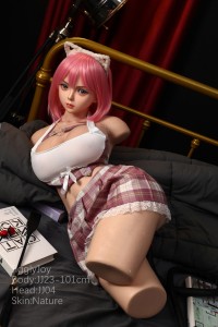 「超柔軟シリコン＋リアル肌の質感」JigglyJoy Doll シリコン製 妹系 トルソーラブドール 巨尻 Amanda 101cm Fカップ ＃JJ04