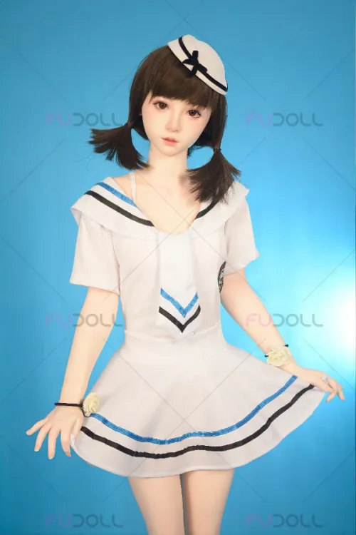 FU Doll シリコンヘッド 萌え系 天真爛漫ラブドール 大人しい 桜桃 135cm AA カップ #YF008