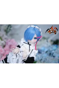 「写真衣装付き」 Mozu Doll 天真爛漫 アニメラブドール 85cm 蕾姆 Rem