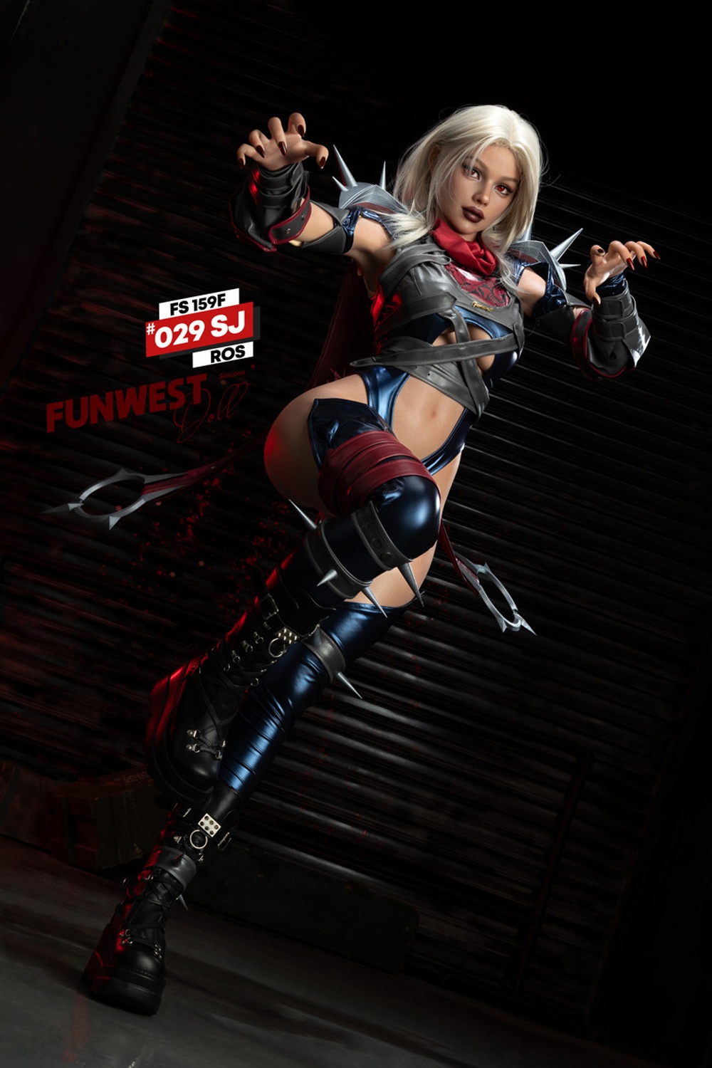 Funwest 159cm Fカップ Sophiemina（#029SJ）フルシリコン製 リアル肌質感付き 妖艶 コスプレ系 巨乳ラブドール