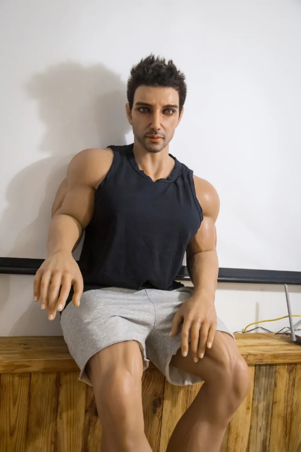 隆々たる体ラブドール 男 シリコン製 Jastin 177cm