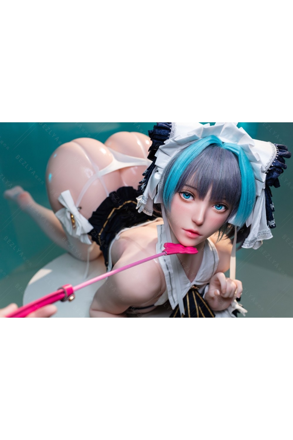Bezlya doll 2.0 シリコンヘッド 妹系 ポチャリラブドール コスプレ ビオラ（チェシャ） 2番メイク 155cm M