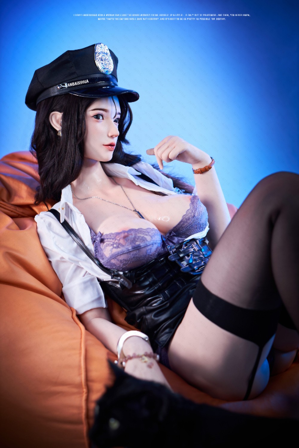 Aitia Doll シリコン製 ラブドール コスプレ 女警察官 0237 玉蘭 1番メイク 2.2 163cm