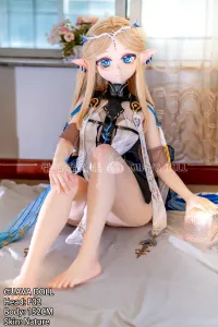 Guava Doll 152cm Acup PVCヘッド+TPEボディ 152+F02 貧乳ラブドール