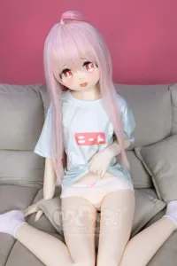 Aotume Doll ピンク多め アニメ ラブドール 135cm A-cup slim #129