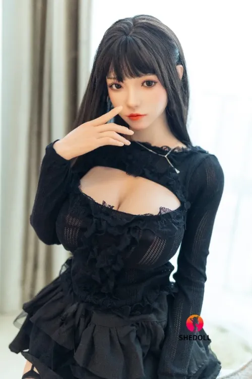 She Doll シリコンヘッド アイドルっぽいラブドール セクシー 可動式顎が対応可能 蔷薇 163cm Hカップ