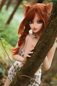 SY Doll シリコン製 変態ダッチワイフ 猫女 キャシー 140cm B カップ #M42