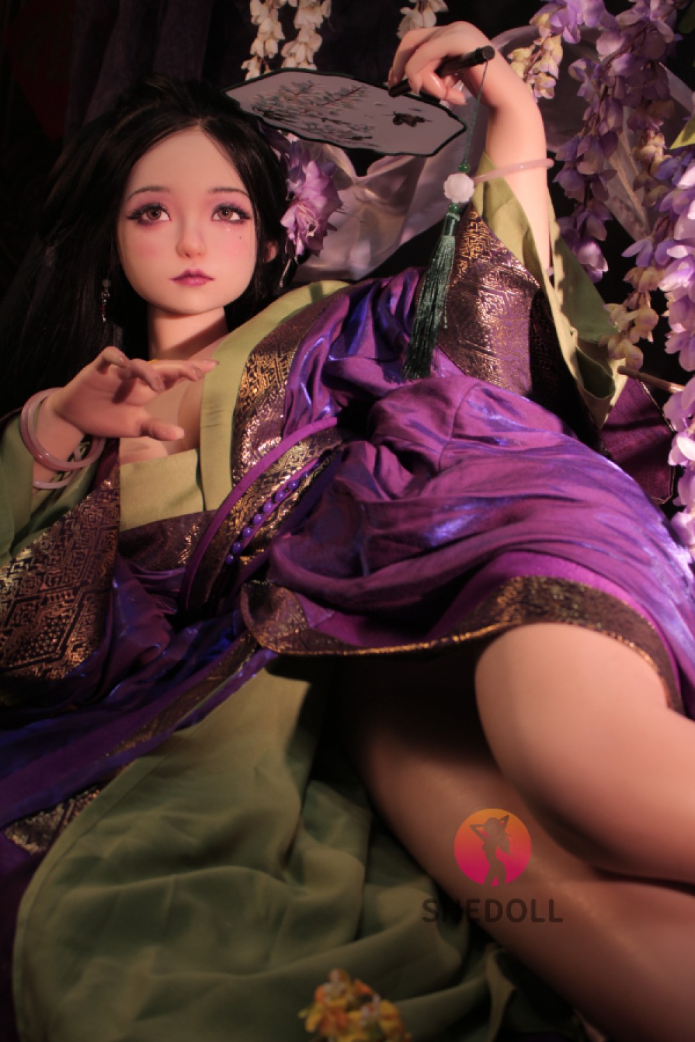 She Doll シリコンヘッド ボディ材質選択可能 中華風ラブドール セクシー 艾琳 145cm Gカップ