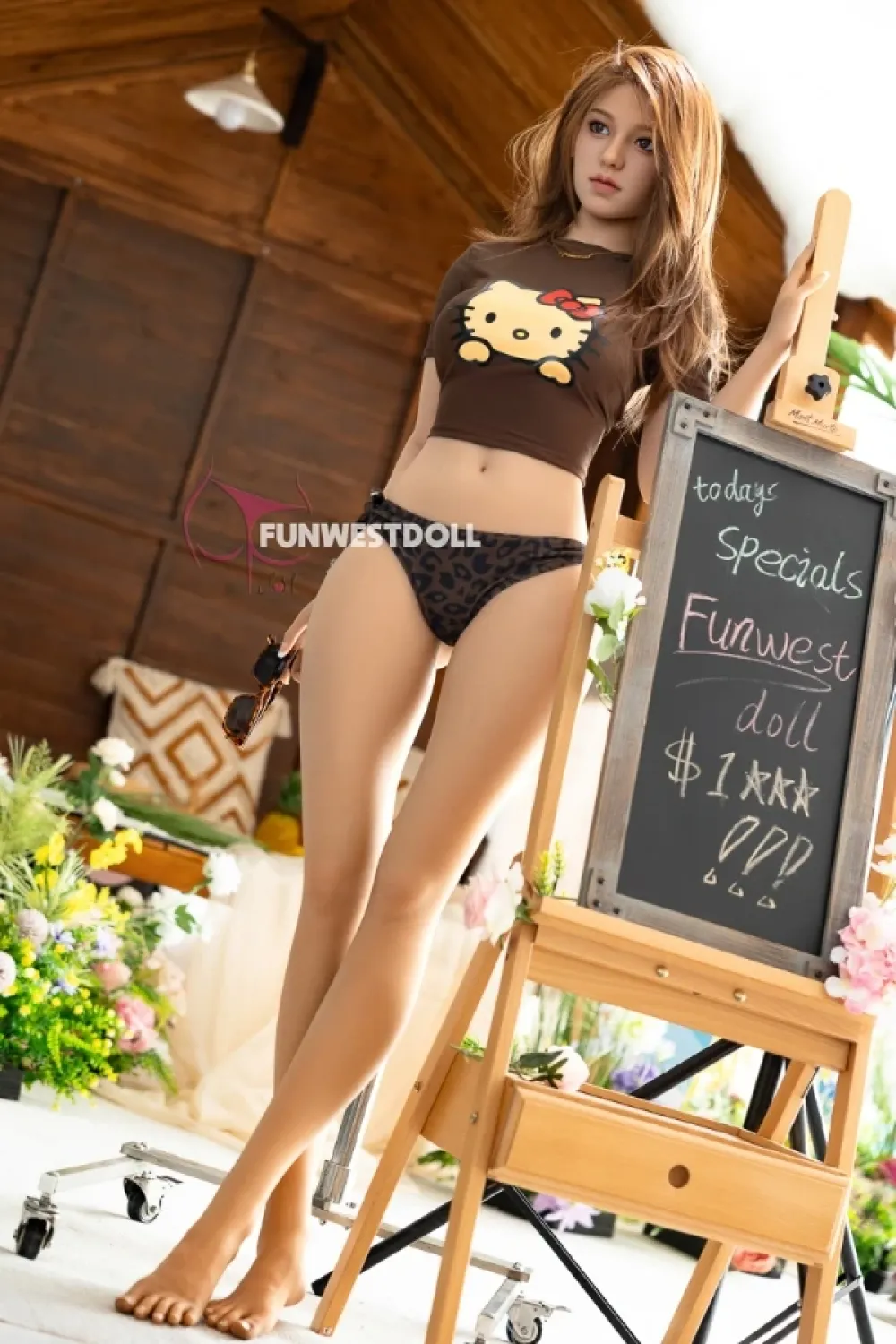 Funwest Doll TPE製 モデル系 天真爛漫ラブドール セクシー Clara 159cm A cup #050