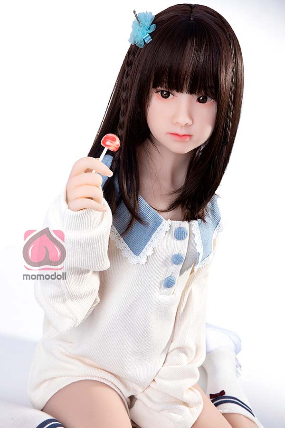 MM036 妊娠中の 平らな胸 癒しい ラブドール 心優 132cm Momo doll