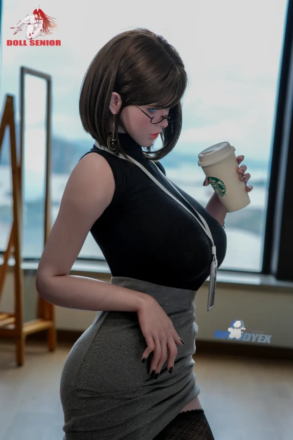 Doll Senior シリコン製 韓国系 お姉さんラブドール セクシー 最高級肌模様 170cm Hカップ #09 歌姫（ROSヘッドのみ対応）