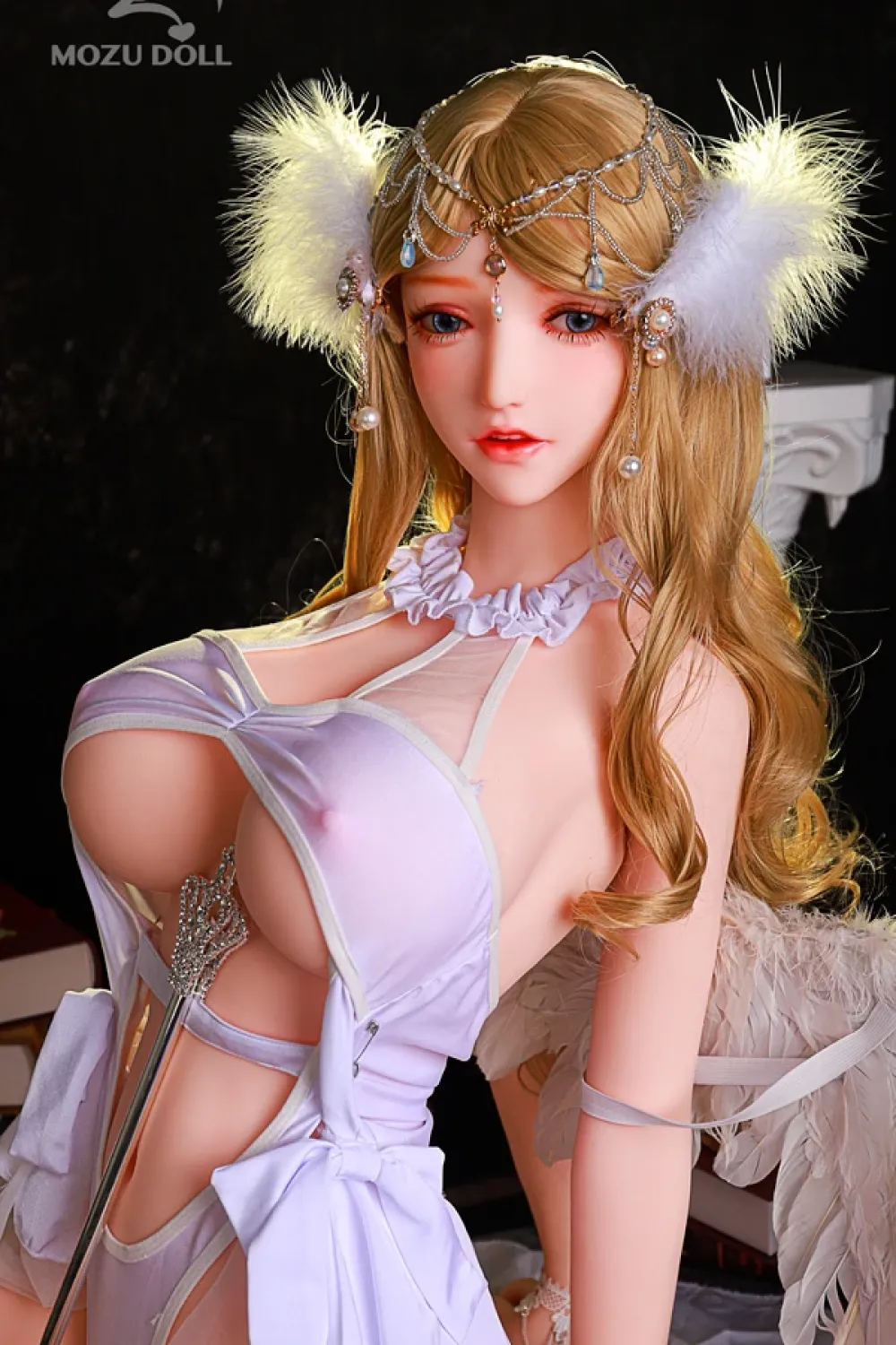 服飾付き 神聖な天使麗紗 綺麗ラブドール 163cm