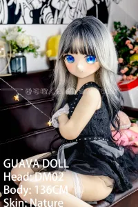 Guava Doll アニメラブドール 萌え DM02 手描きメイク ビニール製 PVC ヘッド 陽南 136cm