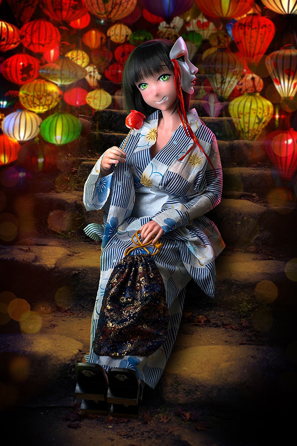 Sankaku Doll Mandara シリーズ 夏子(Natsuko) MA#102 142cm Hカップ シリコン製 ラブドール