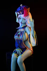【レビュー&写真付き】Inherit Doll 青い肌 アニメラブドール 変態 ゾンビ Zombie 145cm