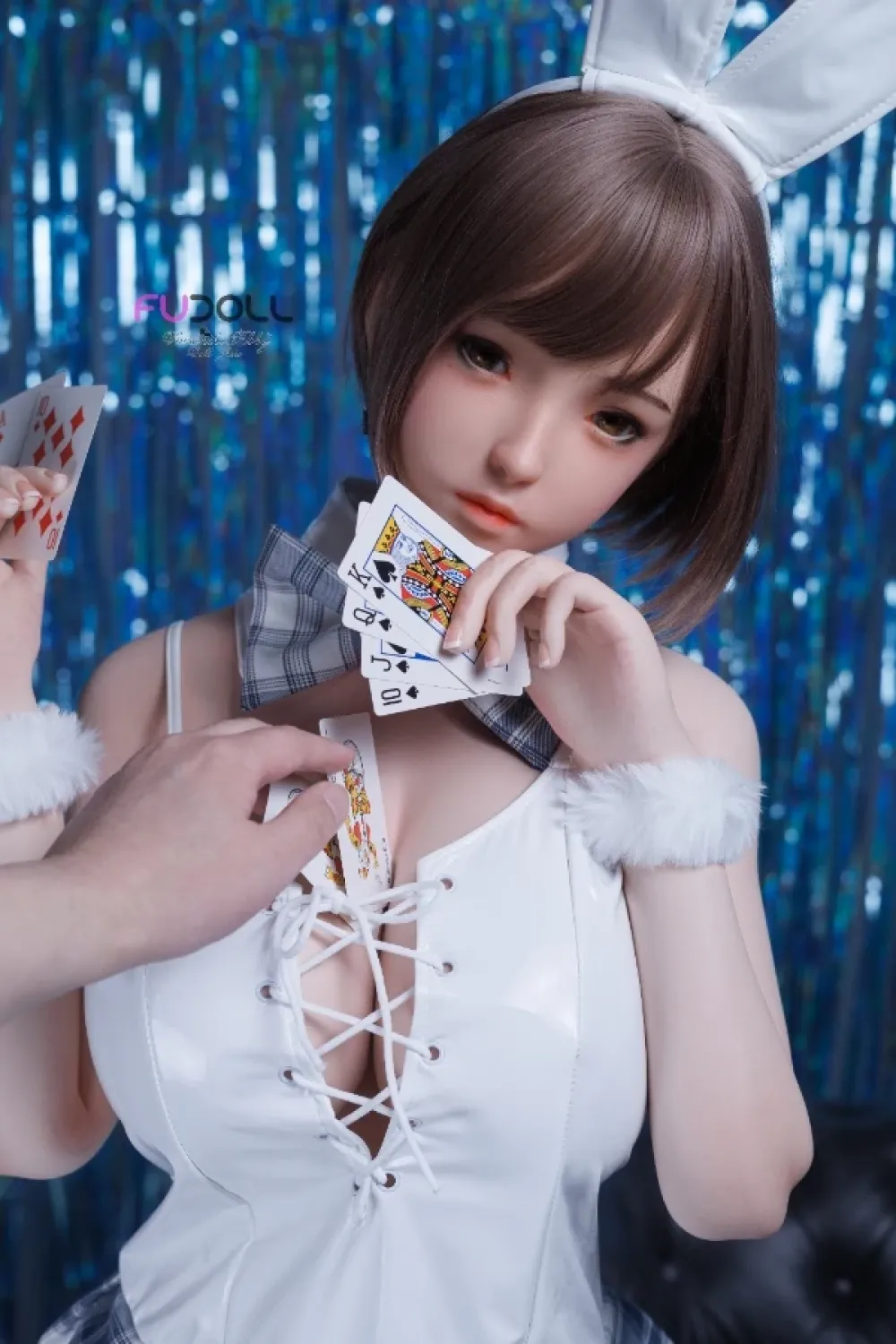 FU Doll シリコン製 コスプレ系 白いバニーラブドール 萌え 美雪 153cm Iカップ #J014