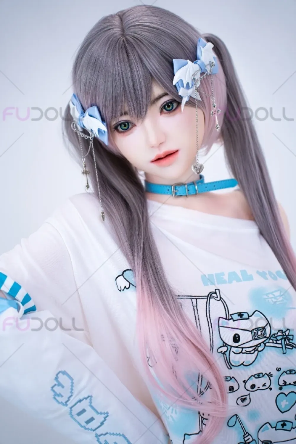 【超柔らかい超軽量ボディ】FU Doll シリコン製 妹系 ツインテールラブドール 天真爛漫 楊枝甘露 161cm E カップ #J040