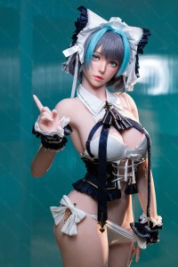 Bezlya doll 2.0 シリコンヘッド 妹系 ポチャリラブドール コスプレ ビオラ（チェシャ） 2番メイク 155cm M