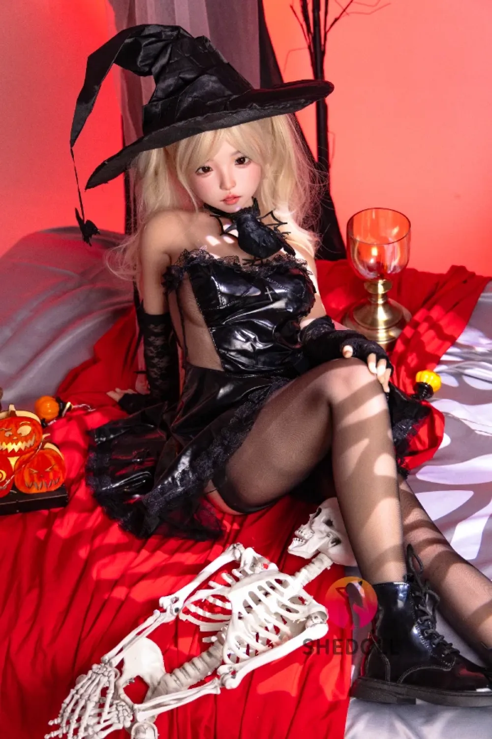 She Doll シリコンヘッド ボディ材質選択可能 コスプレダッチワイフ アイドルっぽい 顎機能追加可 洛小乙 148cm Dカップ