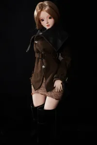 Climax Doll かすれた声 ラブドール フィギュア シリコンボデイ PVCヘッド J60cm Miyabi(Cinnamon)