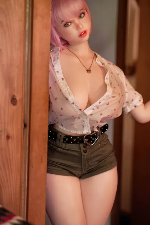 Piper Doll 巨乳 シリコン製 リアルラブドール 150cm Ariel 5 ピンク髪