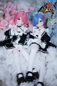 「写真衣装付き」 Mozu Doll 天真爛漫 アニメラブドール 85cm 蕾姆 Rem