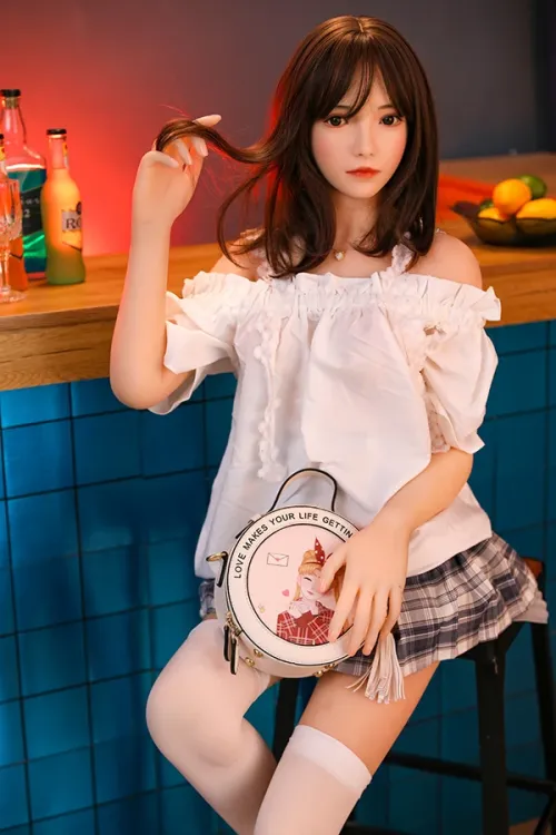 【レビュー&写真付き】シリコンヘッド+TPE 体 清楚系ドール ダッチワイフ 蓉蓉 158cm