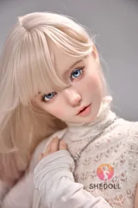She Doll シリコンヘッド ボディ材質選択可能 妹系 金髪ラブドール 誘惑 顎機能追加可 沅沅 148cm Dカップ