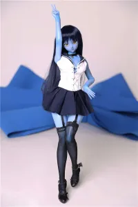 青い肌のダッチワイフ リアル ドール 清楚系ドール ラブドール 通販 ベル 60cm