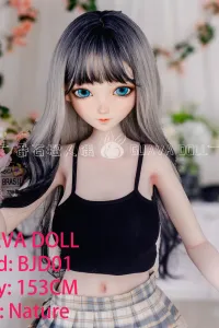 Guava Doll アニメ清楚系ドール 153cm BJD01 手描きメイク ビニールヘッド PVCラブドール ひかり