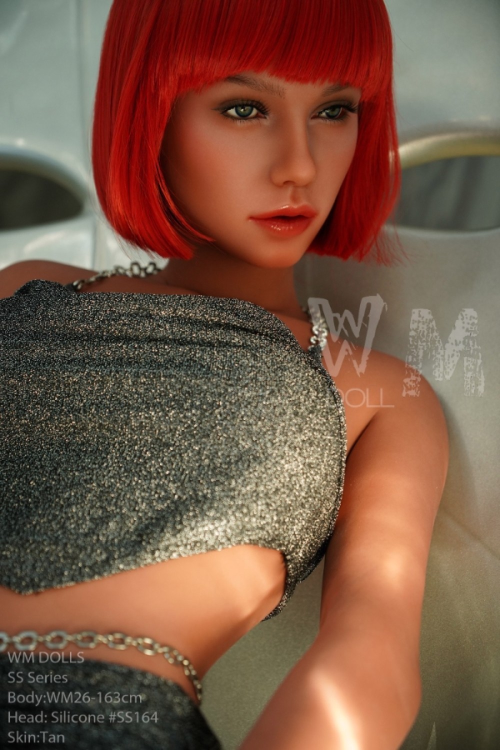 WM Dolls 163cm Gcup シリコンヘッド+TPE体 Emma #SS164 BBWラブドール