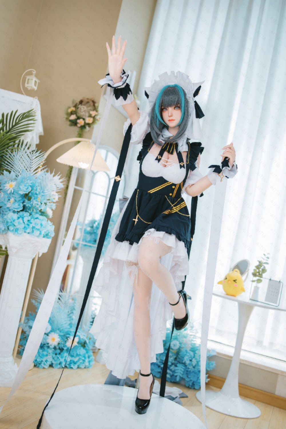Aitia doll シリコン製 アズールレーン ラブドール COSチェシャー 0255 ROS口腔 風鈴 3番メイク 2.2CF 155cm M