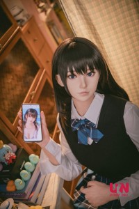UNeedoll 158cm Eカップ 星野ヘッド カスタマイズメイク＋カスタマイズアイ シリコン製 学院風制服ラブドール