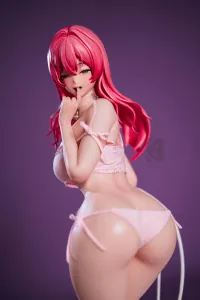 「無料下着セット付属」BC Doll シリコン製 アニメ系 ミニラブドール セクシー 松田花梨 60cm F04A
