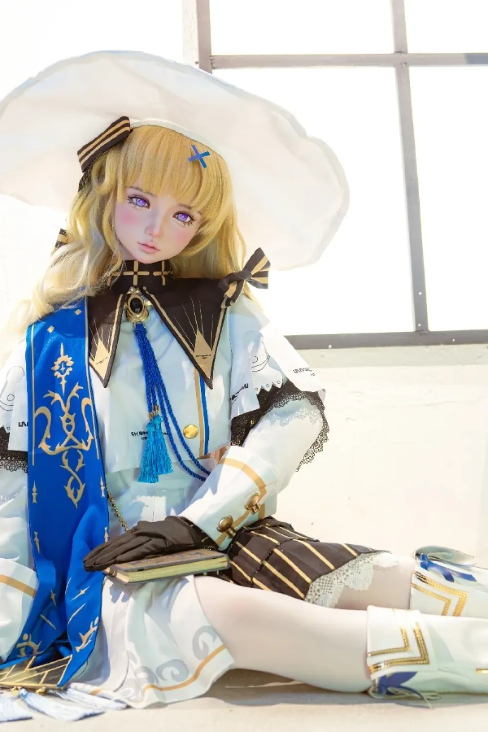 She Doll シリコンヘッド ボディ材質選択可能 コスプレ系 金髪ラブドール 萌え 可動式顎が対応可能 熙熙（COSフィービー） 152cm A カップ