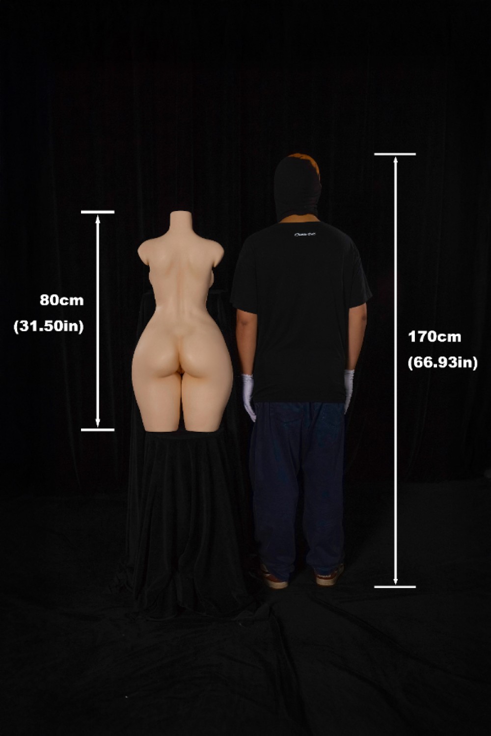Climax Doll くびれ強調 トルソー 型 上半身 良乳 シリコン高級ラブドール ULW 882# Torso(Nature) 80cm
