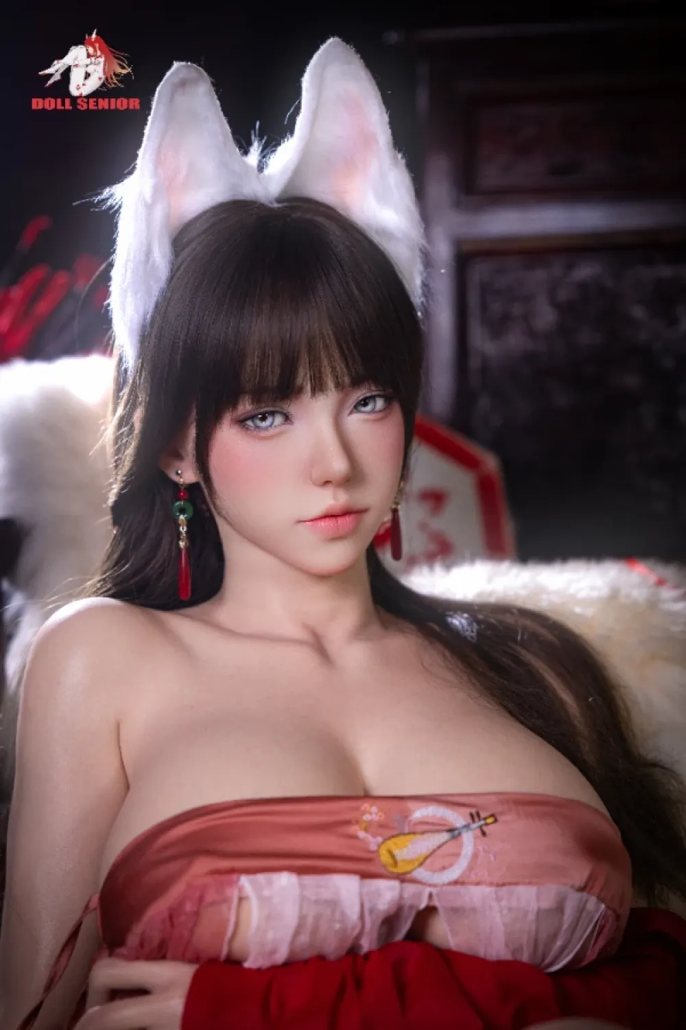 Doll Senior シリコン製 巨乳系 コスプレラブドール セクシー 最高級肌模様 165cm Fカップ #27 凛紗（ROSヘッドのみ対応）