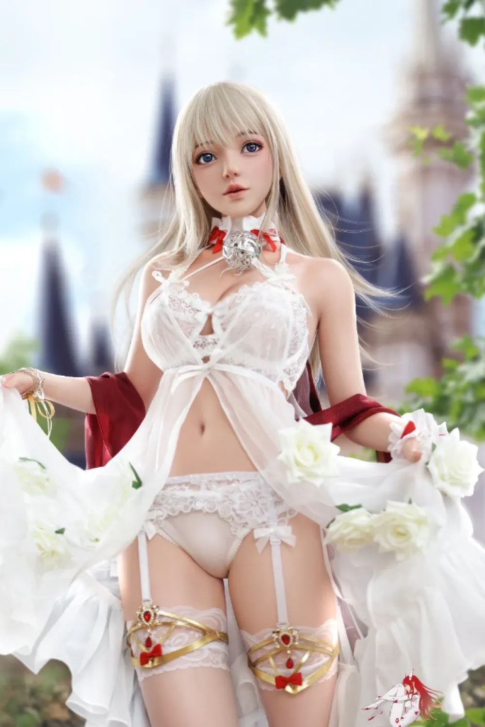 Doll Senior アイドル系 金髪ラブドール 148cm Dカップ #14 叽可（ROSヘッドのみ対応）