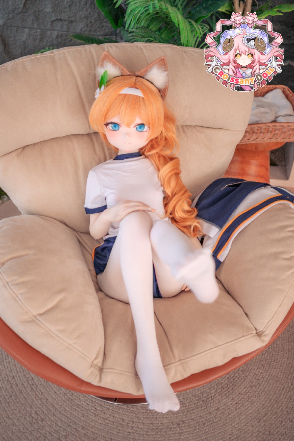 Croissant Doll 羊角社 PVCヘッド 水着 アニメドール 手描きメイク B04 141cm 真麗 マリ