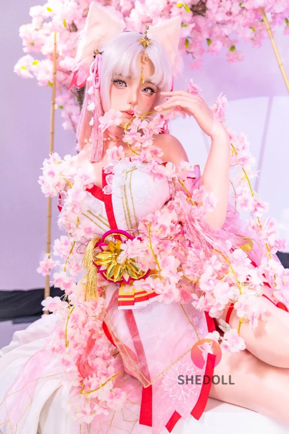 She Doll シリコンヘッド ボディ材質選択可能 コスプレラブドール アイドルっぽい 可動式顎が対応可能 顾小雨（COS土御門胡桃） 168cm D カップ